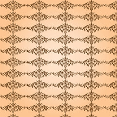 seamless damask wallpaper pattern