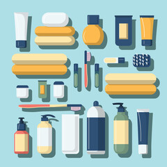 Obraz premium Great set for hygiene