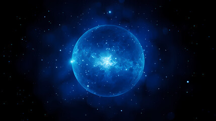Space galaxy background, 3D illustration of nebulae in the universe