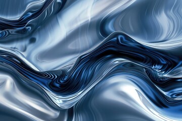 Blue and silver background in a close-up view. Suitable for various design projects