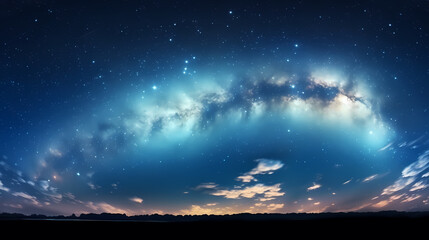 Fototapeta na wymiar Space galaxy background, 3D illustration of nebulae in the universe