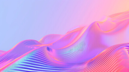 holographic, solid glitch, gradient