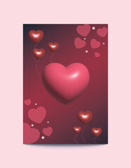 Valentine's Day background card design