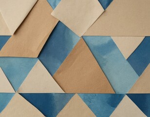 a sheet of paper with multiple shades of blue