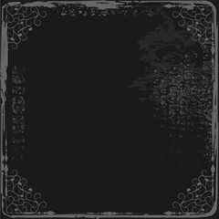 Vektor Vintage Rahmen - Design Element Retro Style - Cover quadratisch - gerahmt mit Ornamenten