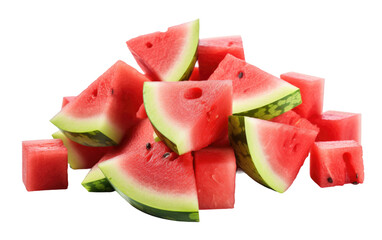 Sweet Watermelon on Transparent background