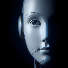 AI robot face