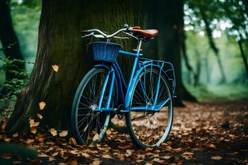 Naklejka premium bike in the park
