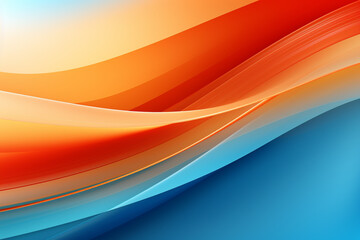 Naklejka premium abstract background with orange and blue circles on a white background.