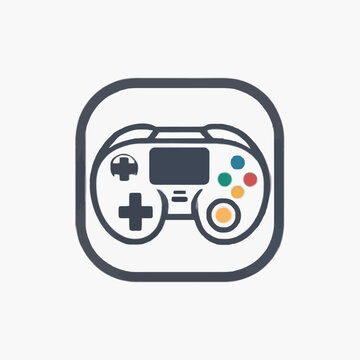 Game Console Logo EPS Format Design Very Cool