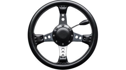 Naklejka premium car wheel isolated on white