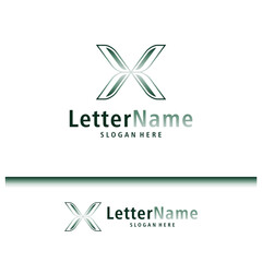 Modern letter X logo design vector. Creative X logo concepts template