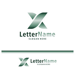 Modern letter X logo design vector. Creative X logo concepts template