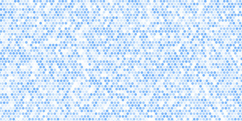 Abstract modern hexagon background. White and blue honey pattern geometric texture. Vector art illustration