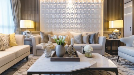Modern Luxury Living Room Interior