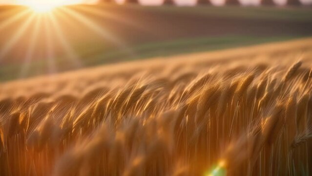 A Field of Wheat Background
