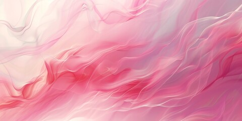 Elegant wavy texture in varying shades of pink with sparkling highlights creates a fluid, soft-focused background