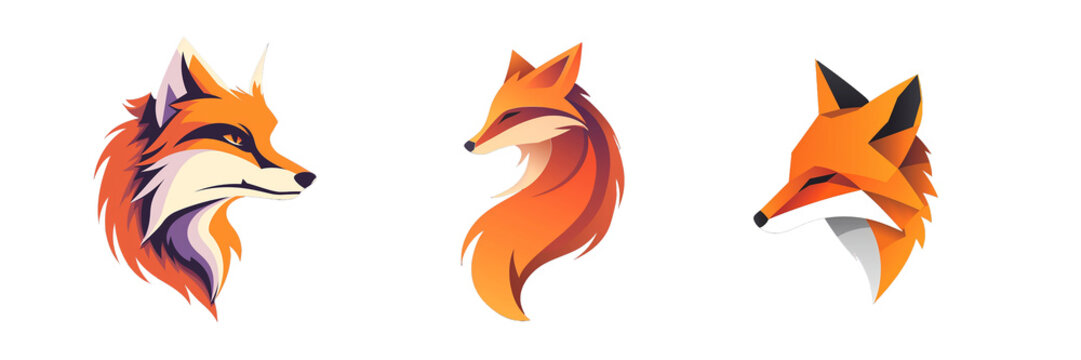 fox logo on transparent background png.