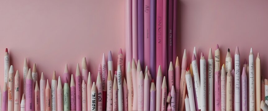 close up of colorful pencils