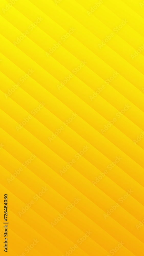 Poster abstract yellow motion background. dynamic animated loopable vertical background video with wavy tex
