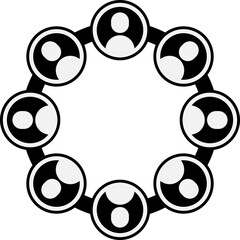 connection People, Business Teamwork