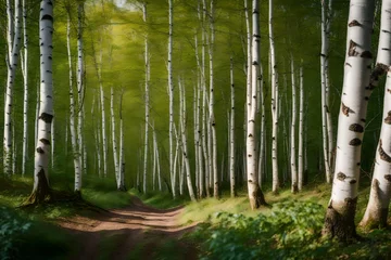 Fototapeten bamboo forest in spring © azka