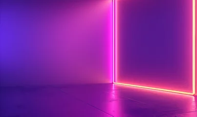 Foto op Canvas neon abstract light in the room © FotoStalker