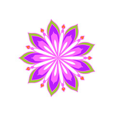 Fototapeta premium flower mandala