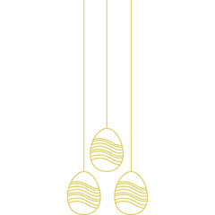 Easter Egg Hanging Decoration Line