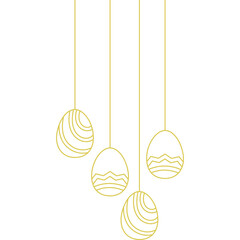 Easter Egg Hanging Decoration Line