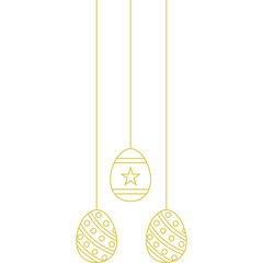 Easter Egg Hanging Decoration Line