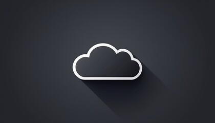 Vector Illustration of Cloud Computing Technology: Flat Design