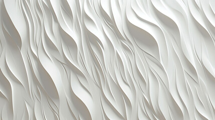 Abstract Waves in Beige and White - Generative AI