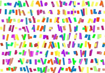 set of colorful strips