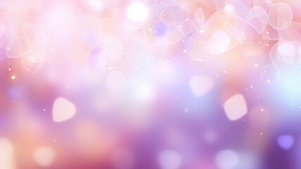 Beautiful blurred background with bokeh effect.