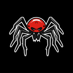 Techno spider sticker