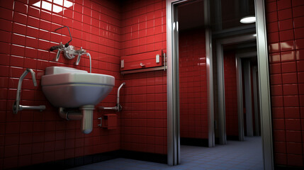 toilet theme design illustration