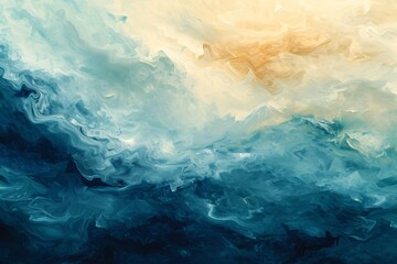 Abstract landscape art background
