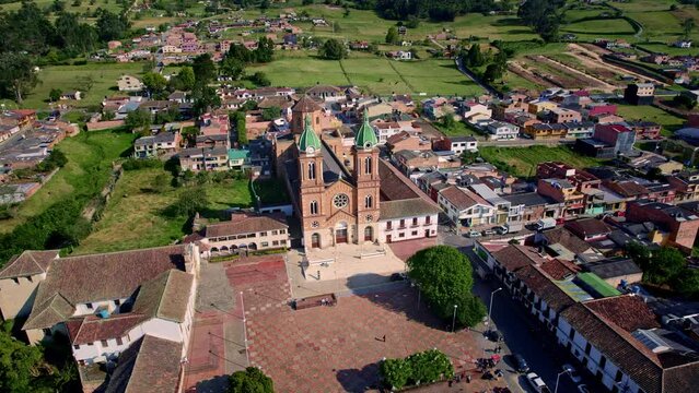 The main church of the town of Sesquile