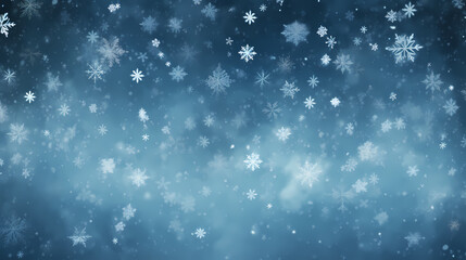 Obraz premium Snowflake background, snowflake border, winter holiday background, soft colors and dreamy atmosphere