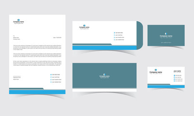 Fototapeta premium Corporate stationery design.