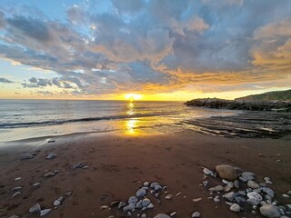 Sunset over the Ocean at Madeira