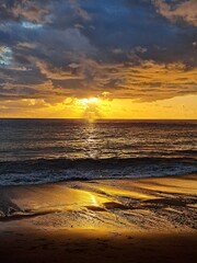 Sunset over the Ocean at Madeira