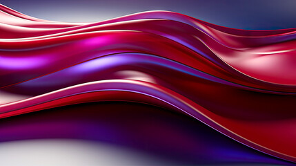 Abstract Pink and Purple Silk Waves