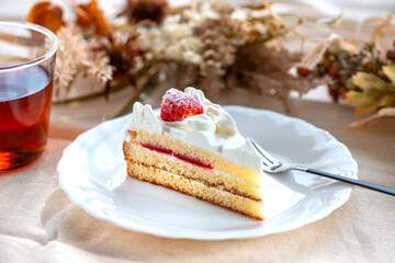 イチゴのショートケーキ
