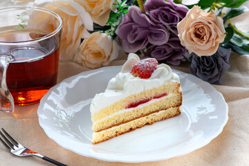 イチゴのショートケーキ