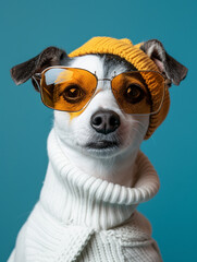 chihuahua dog wearing a hat