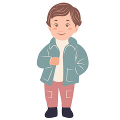 cute toddler in style AI generative