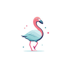 Flamingo vector logo. Flamingo logo. Flamingo logo. Flamingo logo