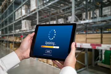 Software update on computer for modish version of device software upgrade